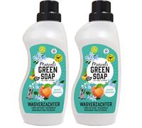 Marcel's Green Soap - Fabric Conditioner Peach & Jasmine - Fabric Softener - Vegan - Natural ingredients - Laundry - 750 ml (Pack of 2)