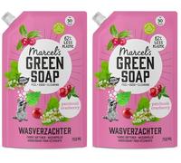 Marcel's Green Soap - Fabric Conditioner Refill Patchouli & Cranberry - Fabric Softener - Vegan - Natural Ingredients - 750ml (Pack of 2)