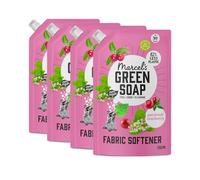Marcel's Green Soap - Fabric Conditioner Refill Patchouli & Cranberry - Fabric Softener - Vegan - Natural Ingredients - 3000 ml, 750 ml (Pack of 4)