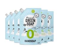 Marcel's Green Soap - Hand Soap 0% Refill - Hand Wash Refill Pack - Handwash Dispenser - Vegan - 97% Biodegradable - 3000 ml, 500 ml (Pack of 6)