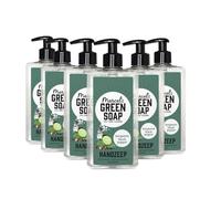 Marcel's Green Soap - Hand Soap Black Pepper & Bergamot - Liquid Handwash Dispenser - Vegan - 99% recycled plastic bottle - Refillable - 500 ml (Pack of 6)