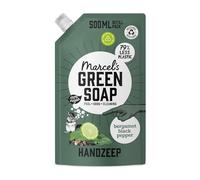 Marcel's Green Soap - Hand Soap Black Pepper & Bergamot Refill - Handwash Refill Pack - Eco friendly - 100% Vegan - 97% Biodegradable - 500 ML