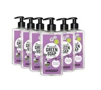 Marcel's Green Soap - Hand Soap Lavender & Rosemary - Liquid Handwash Dispenser - Microplastic-free formula - 100% recycled plastic bottle - Vegan - Refillable - 250 ml (Pack of 6)