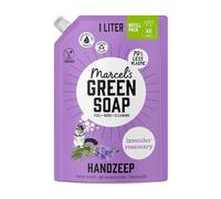 Marcel's Green Soap - Hand Soap Refill 1L Lavender & Rosemary - Refill Pack - Microplastic-free formula - Vegan - Recyclable packaging - 1L (1000ml)