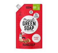 Marcel's Green Soap - Hand Soap Refill Argan & Oudh - Handwash Dispenser Refill - Microplastic-free formula - Vegan - Packaging recyclable - 500 ml