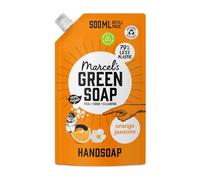 Marcel's Green Soap - Hand Soap Refill Orange & Jasmine - Handwash Dispenser Refill - Eco friendly - 100% Vegan - 97% Biodegradable - 500 ML
