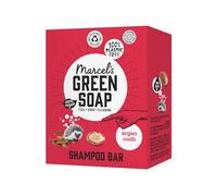Marcel's Green Soap - Shampoo Bar Argan & Oudh - Daily use, plastic and sulfate free - Saves 3 bottles of regular Shampoo - 100% Eco friendly - 100% Vegan - 97% Biodegradable - 90 G