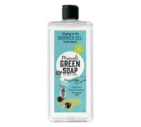 Marcel's Green Soap - Shower Gel Mimosa & Blackcurrant - Microplastic-free formula - 93% Natural ingredients - Vegan - 100% Recycled plastic bottle and cap - Refillable - 300 ml