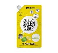 Marcel's Green Soap - Washing up Liquid Lemon & Bergamot Refill - Dishwashing Liquid - Vegan - Saves Plastic - 97% Biodegradable - 500 ML