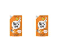 Marcel's Green Soap Washing-up Liquid Refill - Orange & Jasmine - Dishwashing Liquid - Saves 56% of plastic - Vegan - 97% Biodegradable - 500 ML (Pack of 2)