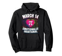 March 14 Emotionally Irrational Pi Day Math Teacher Pullover Hoodie