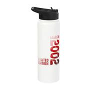 March 2002 Legendary Year 2002 Retro 2002 Vintage 2002 Stainless Steel Insulated Water Bottle