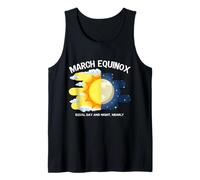 March Equinox Equal Day and Night Happy Easter Ostara Tank Top