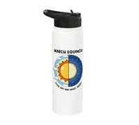 March Equinox Equal Day and Night Ostara Spring Equinox Stainless Steel Insulated Water Bottle