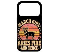 March Girl Aries Fire And Fierce Zodiac Vibes Case for iPhone 17 Pro