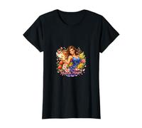 March Magic Floral Empowered Woman Art T-Shirt