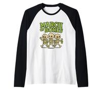 March of Bones Lantern Parade Raglan Baseball Tee