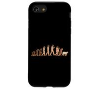 March of Devolution Sheeple Statement Sheep Case for iPhone SE (2020) / 7/8