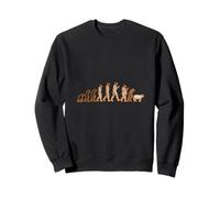 March of Devolution Sheeple Statement Sheep Sweatshirt