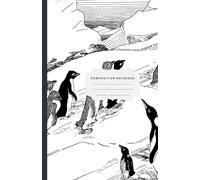 "March of the Penguins" - 200 Page A5 Journal (College Ruled): Polar Series
