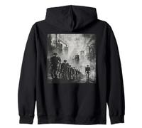 March of the Robots, science fiction, robots Zip Hoodie