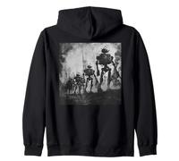 March of the Robots, science fiction, robots Zip Hoodie