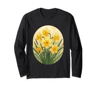March Sunshine The Joyful Daffodil Birthflower Long Sleeve T-Shirt