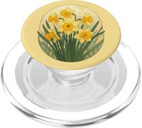 March Sunshine The Joyful Daffodil Birthflower PopSockets PopGrip for MagSafe