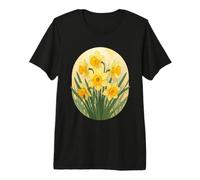 March Sunshine The Joyful Daffodil Birthflower Premium T-Shirt