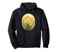 March Sunshine The Joyful Daffodil Birthflower Pullover Hoodie