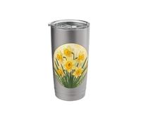 March Sunshine The Joyful Daffodil Birthflower Stainless Steel Insulated Tumbler