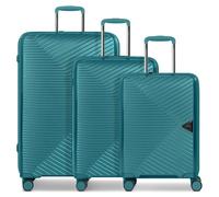 March15 Trading Gotthard Edition 4 wheels Suitcase set 3-piece green