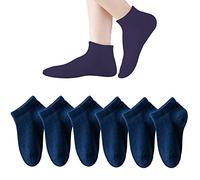 Marchare Boys/Girls Low Cut Cotton Socks Kids Seamless School Socks 6 Packs