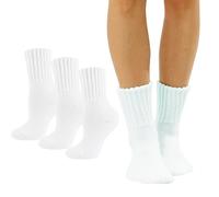 Marchare Women Wool Socks Boot Socks Winter Thick Warm Socks Cozy Crew Socks For Women White