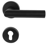 MARCHESI 1420-2067NN-2069NN-253 Drückergrt.Gehrung Handle GRT.Mitre, Stainless Steel Black, PZ | Edelstahl Schwarz matt