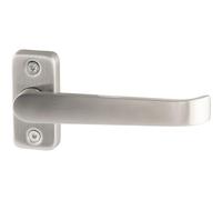 Marchesi Frame Door Handle 1494-2618 Door Handle on Square Rosette Matte Stainless Steel