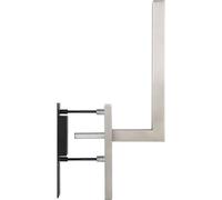 MARCHESI Malmö Sliding Door Handle and Shell Handle Matt Stainless Steel