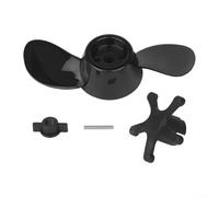 Marchfunny 2-Blade 3-Blade Marine Propeller Electric Outboard Propeller, Carbon Steel Boat Motor Parts, For Watersnake for AQUA Marina,Black(18lb)