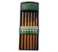 Marchfunny 6pcs Cylinder Punch Chisel Set for Building Construction and Surveying