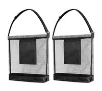 Marchfunny Adjustable Strap Mesh Mushroom Foraging Bag With Spacious Pouch Designed For Harvesting Mushrooms, Vegetables, Fruits, And For Outdoor Gathering(Is black)