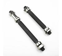Marchfunny Bicycle Hub Axle Kit Steel Front Rear Wheel Fix Bicycle Hub Axle | Complete front and rear set, 108mm front shaft, 145mm rear shaft, 10mm uniform diameter, easy install