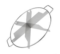 Marchfunny Cake And Pizza For Portion Cutter Stainless Steel Circular Slicer For Evenly Dividing Cakes Layered Breads And Pizzas Into 6 7 Or 9 Equal Pieces(6-cut)