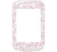 Marchfunny Cycling Computer Screen Protector For BSC200S BSC300T Using 9H Hardness Tempered Glass And 1:1 Exact Shape Fit(Sakura Pink)