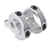 Marchfunny Direct Mount Stem for Dual Crown Forks Fit for DH Mountain Bikes and Dirt Bikes with 31 8mm Handlebar Clamp CNC Anodized Finish (Silver)