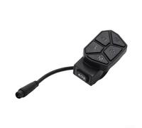 Marchfunny Electric Scooter Control Switch, Integrated for Horn Light Turn Signal, 6 Pin Waterproof Interface, Black