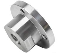 Marchfunny for Lathe Faceplate 3inch Diameter Steel Faceplate for Woodworking Machine Chuck with Threaded Mounting Holes and 18mm Thread for Precision Wood Turning (33mm)