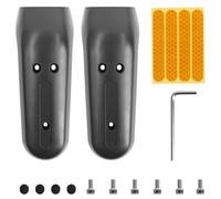 Marchfunny Front Wheel Decorative Cover Kit For Ninebot For Max G30 Electric Scooter, Fork conservation Set With Reflective Safety Stickers, Silicone Dust Cork And Mounting Tool