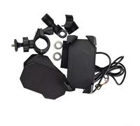 Marchfunny Multi Dimensional Motorcycle Phone Holder, Quick Release and Adjustable Viewing Angles for Navigation