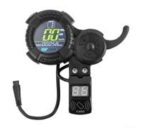 Marchfunny Replacement Display Panel 6-Pin For VSETT For Zero 10/8X/Z8PRO | For Commute Outdoor Ride ,ABS Material, IPX5 Water Resistant, Real-time Speed & Odometer, Backlit LCD, Compact 11.6cm Fit