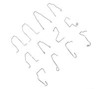 Marchfunny Robust H1 H3 H4 H7 Headlight Bulb Retaining Clip Holder Set 6/9/12 Pieces, Essential for DIY Auto Repairs and Maintenance (12pcs)